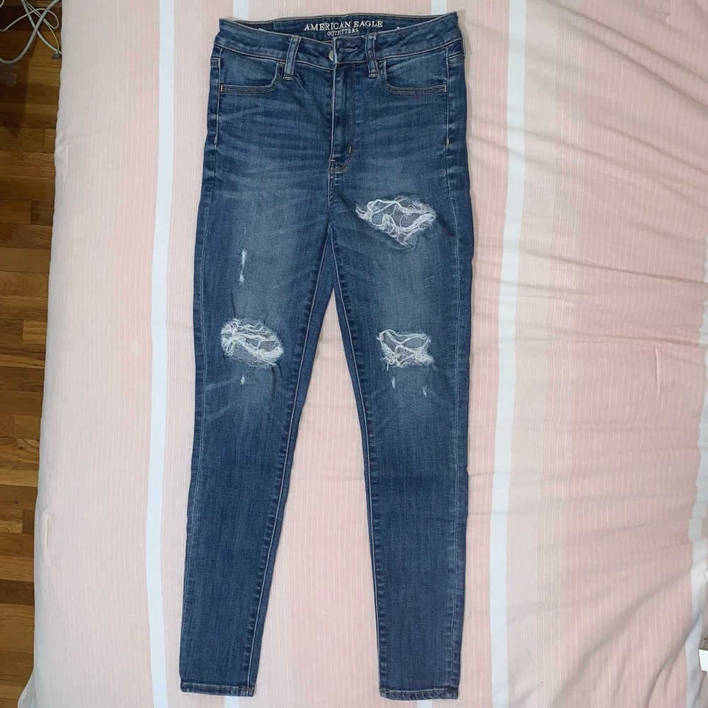 American eagle high rise skinny jeans